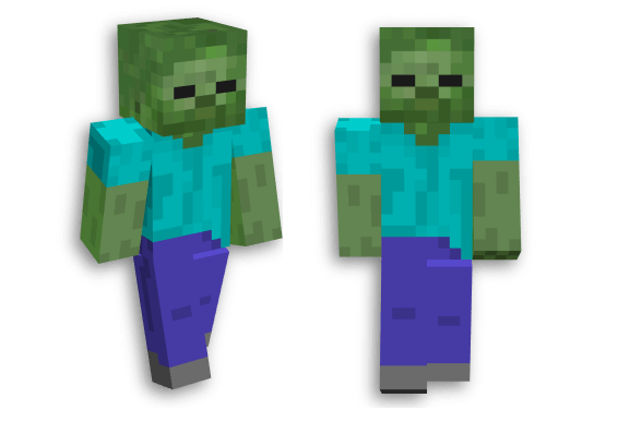 Zumbi skin para minecraft pe