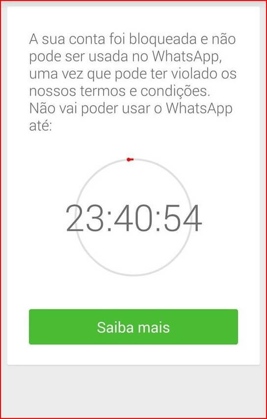 Como recuperar WhatsApp banido - Conta bloqueada ou temporariamente banido