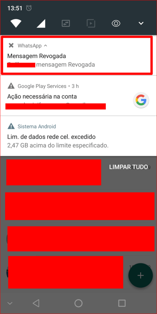 Recuperar mensagens apagadas do WhatsApp - Mensagem Revogada