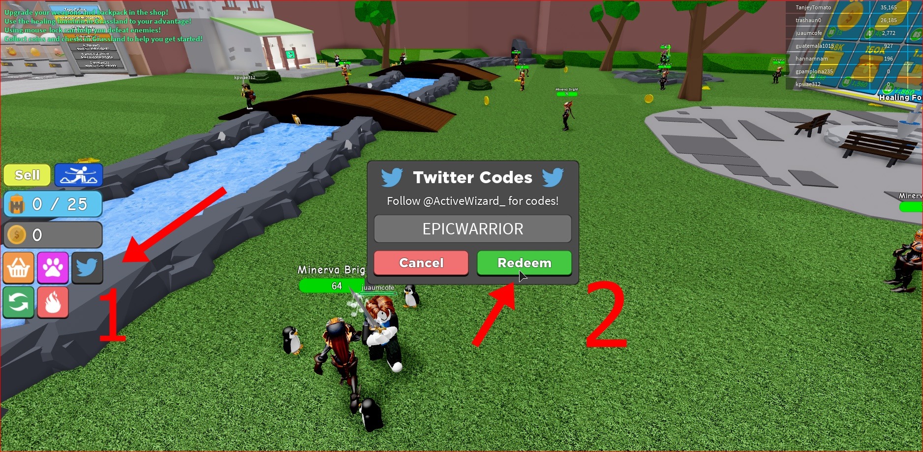 Codes For Warrior Simulator On Roblox 2021