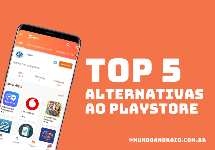 5 Melhores alternativas ao Play Store