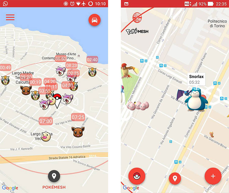 PokeMesh APK – Imagem do aplicativo