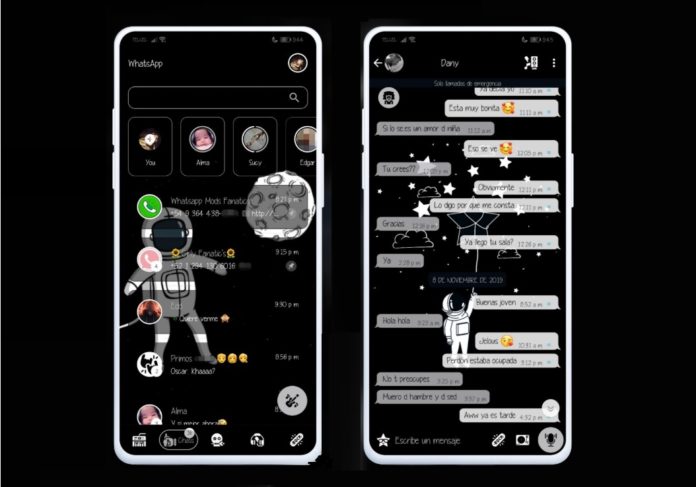 Astronauta Theme - Tema para Fouad WhatsApp