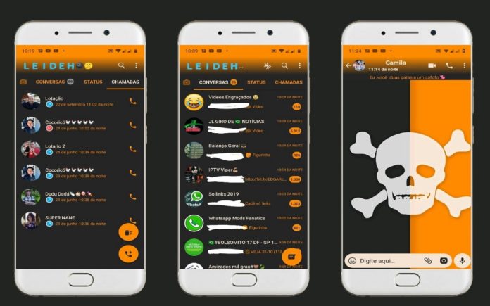 Skull 2 YOWA - Tema para YoWhatsApp