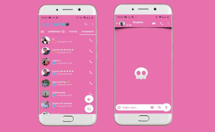 Skull Theme -Tema para GBWhatsApp