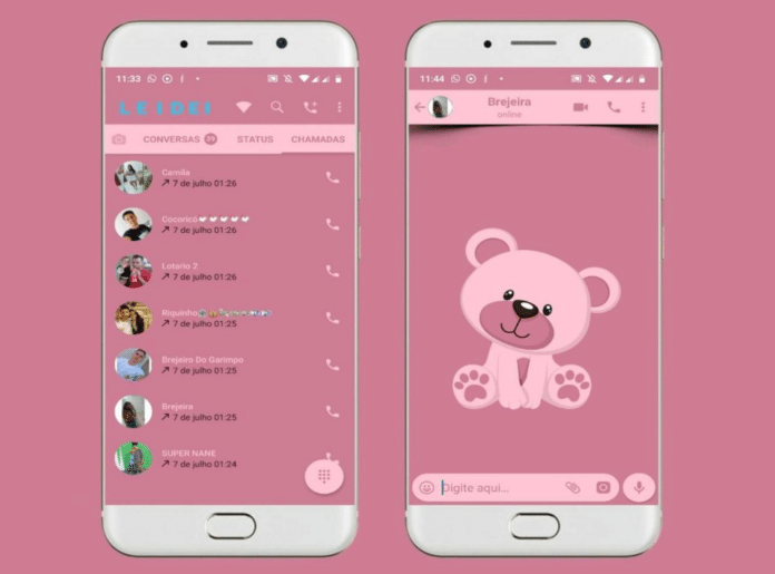 Bear cute Theme - Tema para Yo, Fouad e FMWhatsApp