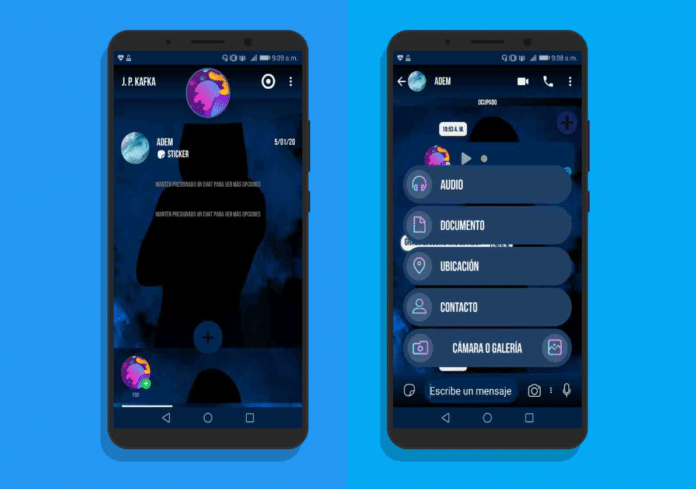 Azul Theme - Tema para WhatsApp Aero