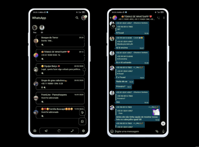 Dark Theme - Tema para Delta WhatsApp