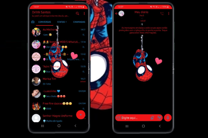 Homem Aranha Cute Theme - Tema Fouad e FMWhatsApp