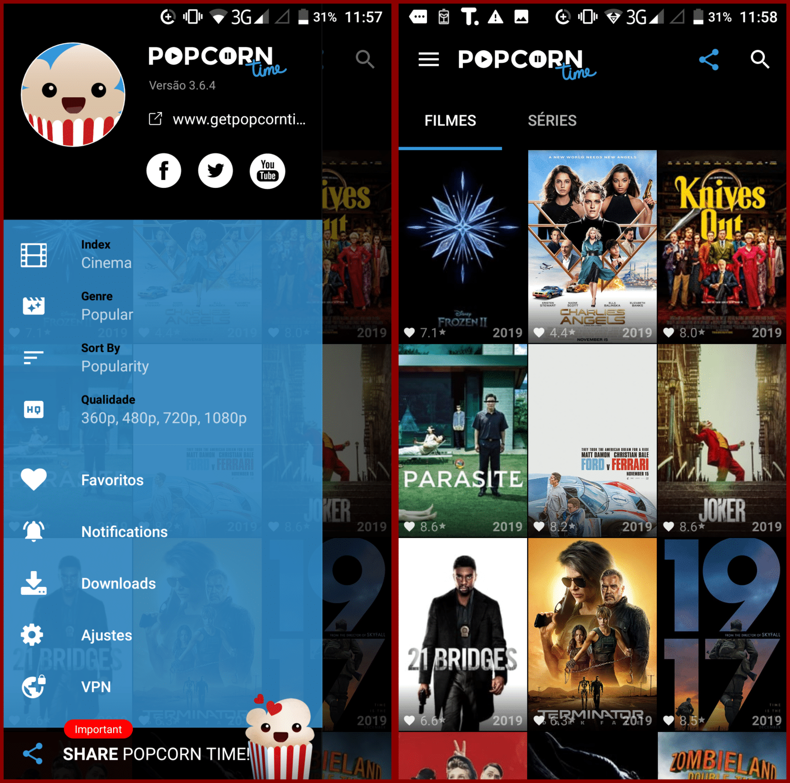 download popcorn time for android