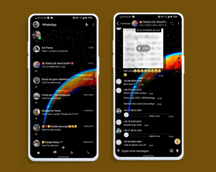 Planet Theme - Tema par WhatsApp Aero