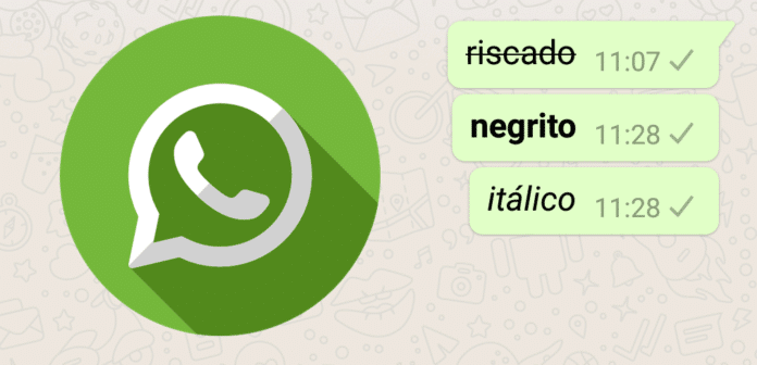 Como escrever em negrito, itálico e riscado no WhatsApp?