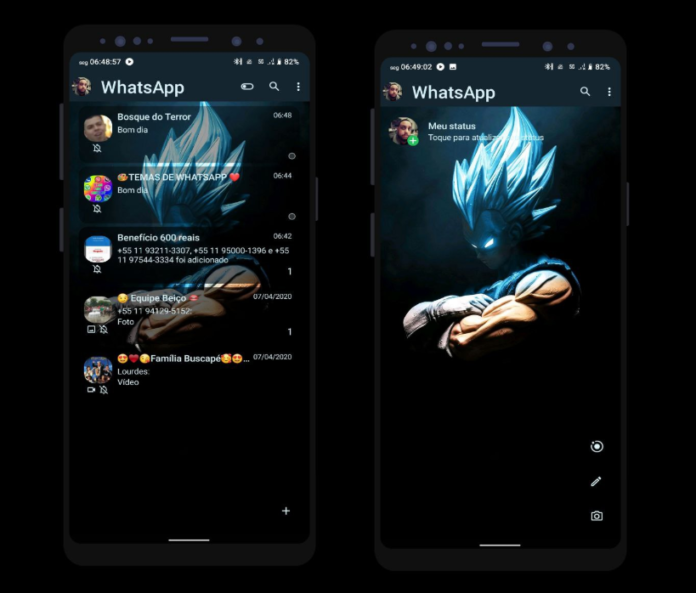 Vegeta Theme - Tema para OG e GBWhatsApp