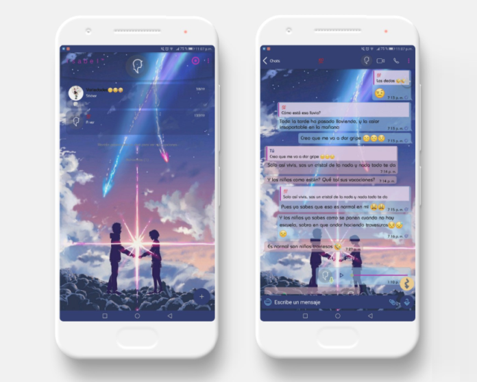 Your Name Thema - Tema para WhatsApp Aero