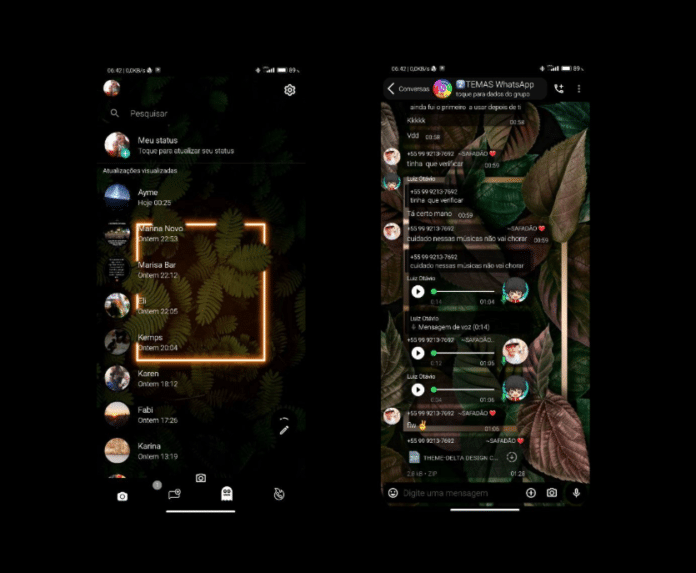 Nature Theme - Tema para WhatsApp Aero