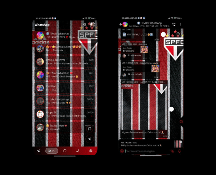 SPFC Theme - Tema para Delta WhatsApp