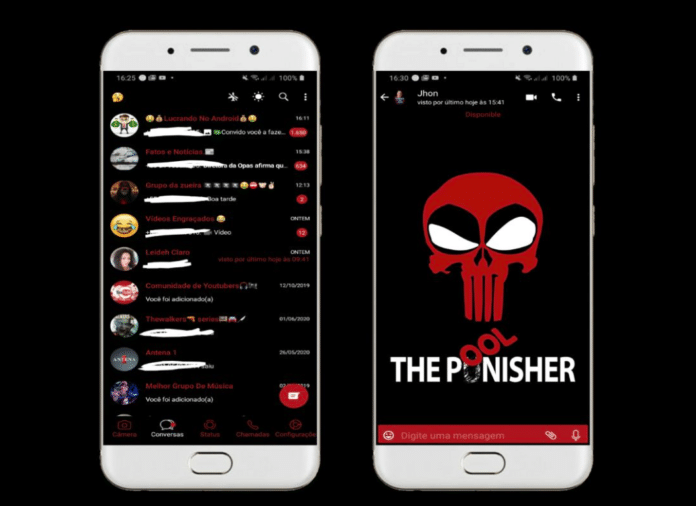 The Punisher Theme - Tema para GBWhatsApp e Yo