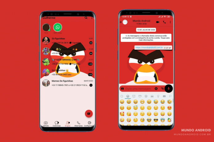 Angry Birds Theme - Tema para Yo, FM e GBWhatsApp