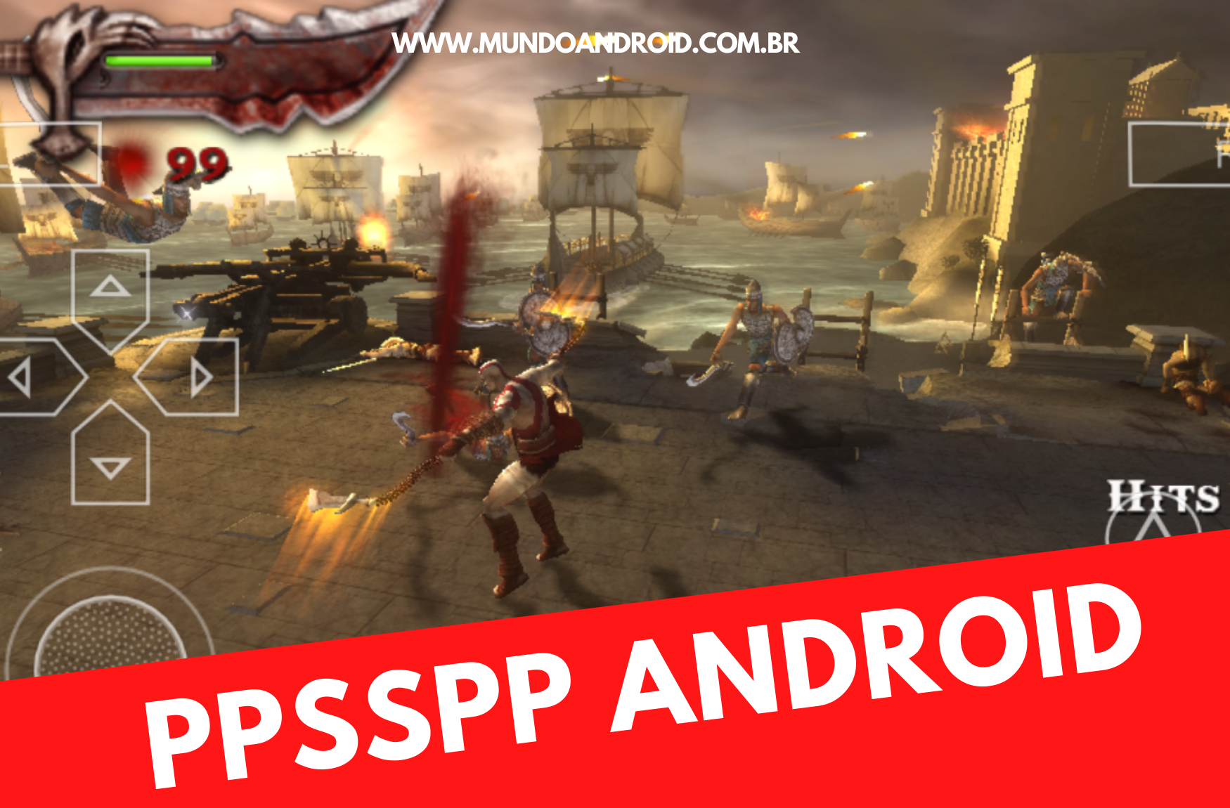 God Of War: Chains of Olympus - Baixar para PPSSPP - Mundo Android