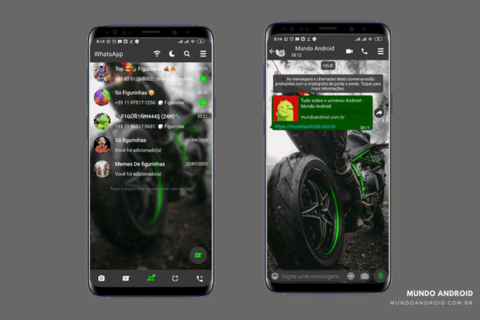 Motocicleta Theme - Tema para GB, NS e WhatsApp Plus