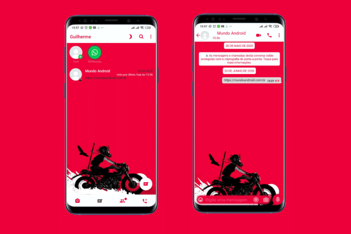 Motocicleta Theme - Tema para GB e FMWhatsApp