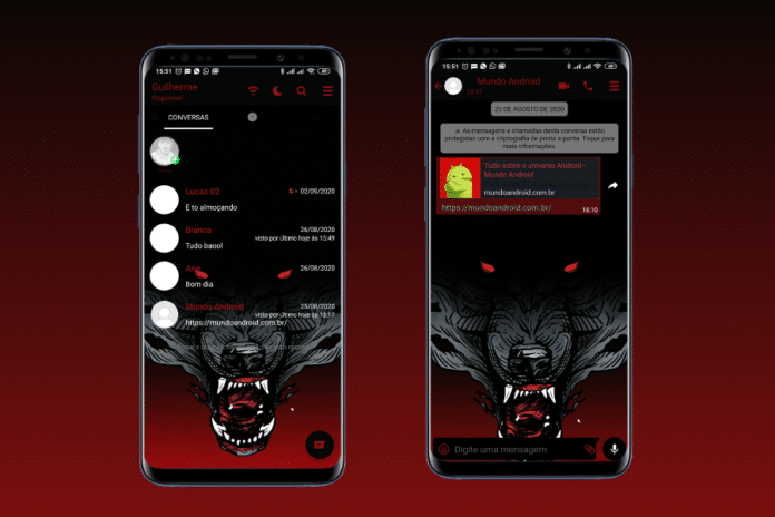 Wolf Theme - Tema para GBWhatsApp e Plus