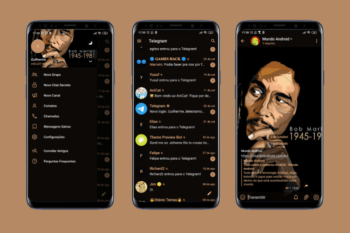 Bob Marley Theme - Tema para TelegramBob Marley Theme - Tema para Telegram