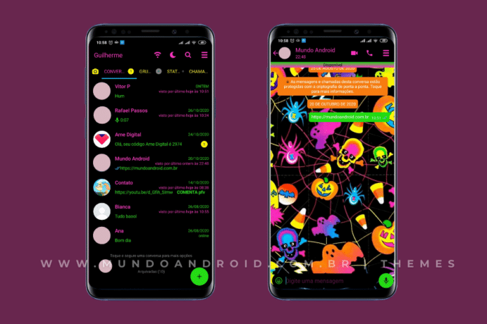 Halloween Theme - Tema para FM, Fouad e GBWhatsApp