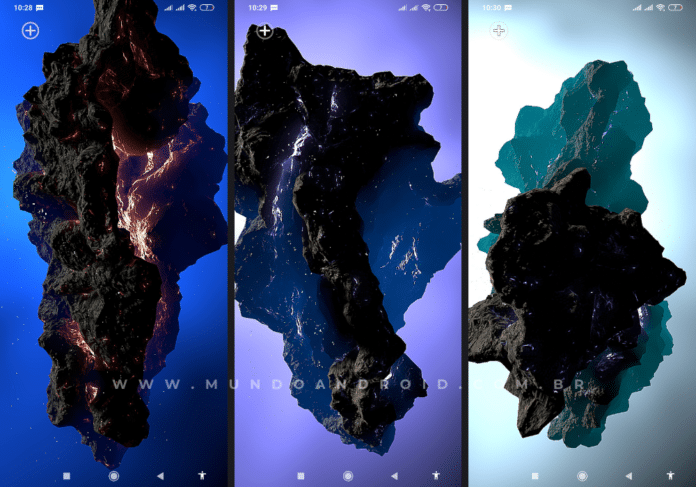 Asteroid app - Papel de parede 3D e Animado