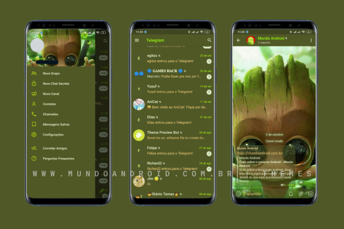 Baby Groot Theme - Tema para Telegram