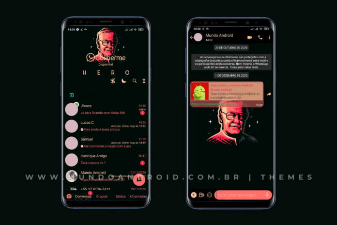 Hero Theme - Tema para Fouad e FMWhatsApp