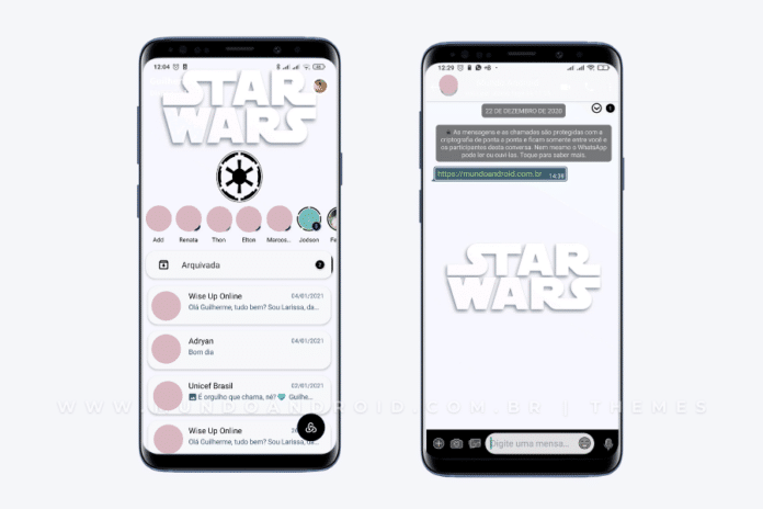 Star Wars Theme - Tema para Delta WhatsApp