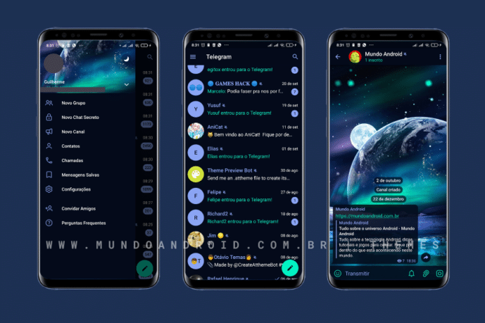 Planets Theme - Tema para Telegram