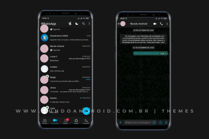 iOS Dark Theme - GB, FM e FouadWhatsApp