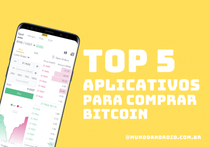 5 Melhores aplicativos para comprar Bitcoin