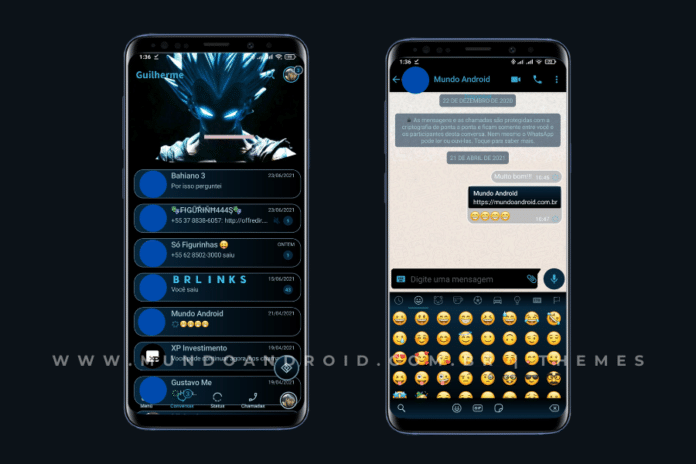 Vegeta Theme - Tema para Delta WhatsApp