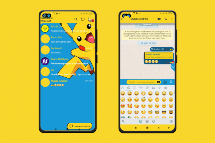 Pikachu Theme - Tema para Delta WhatsApp