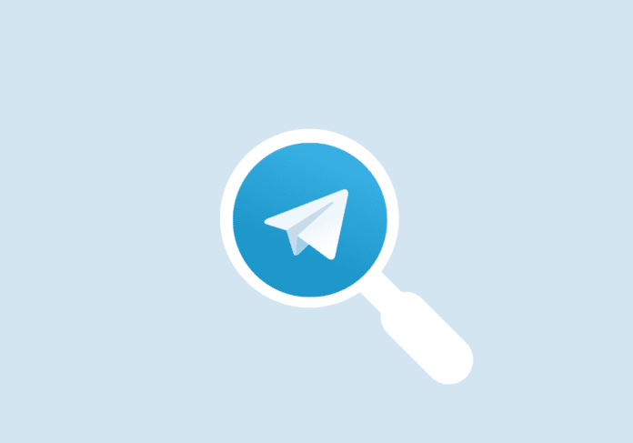 Como pesquisar mensagens de um usuário específico em um canal do Telegram