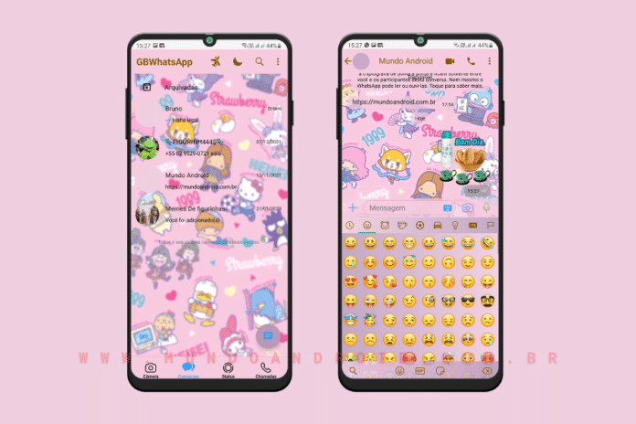 Strawberry Theme - Tema para Fouad e GBWhatsApp