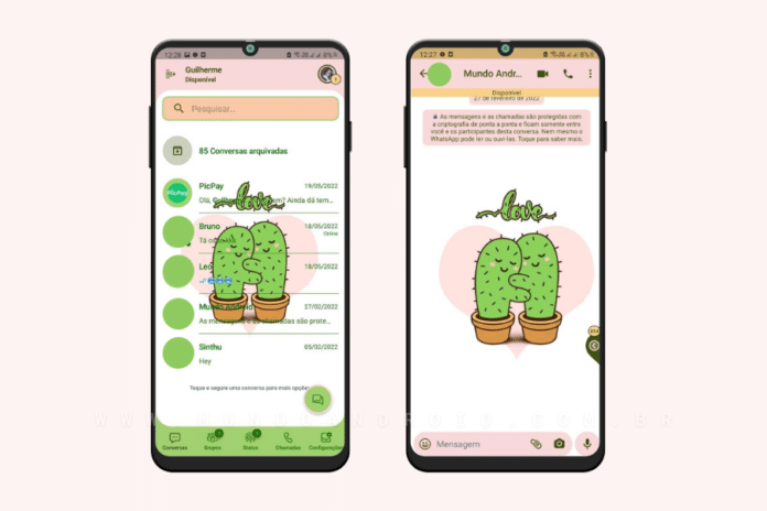 Cactus Theme - Tema para Delta WhatsApp