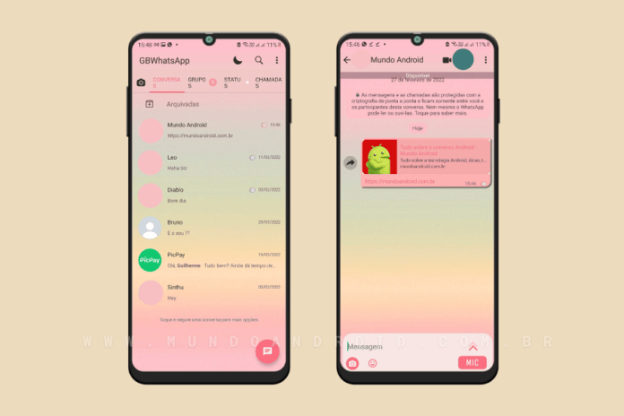 Gradient Theme - Tema para Fouad, GB e YoWhatsApp