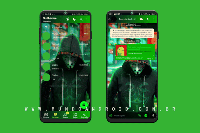 Hack Neon Theme - Tema para Fouad, GB