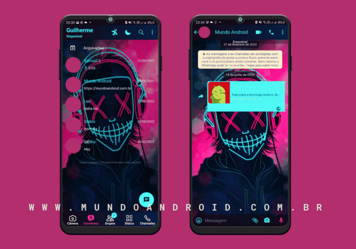 Neon Face Theme - Tema para Fouad, GB e Yo