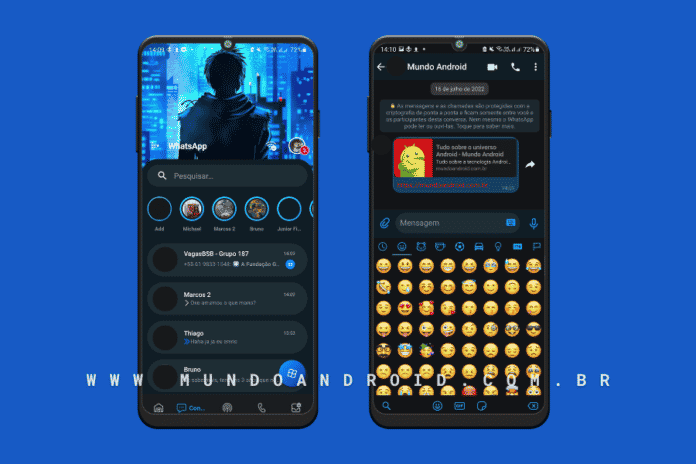 DLT Dark Theme - Tema para DeltaWhatsApp