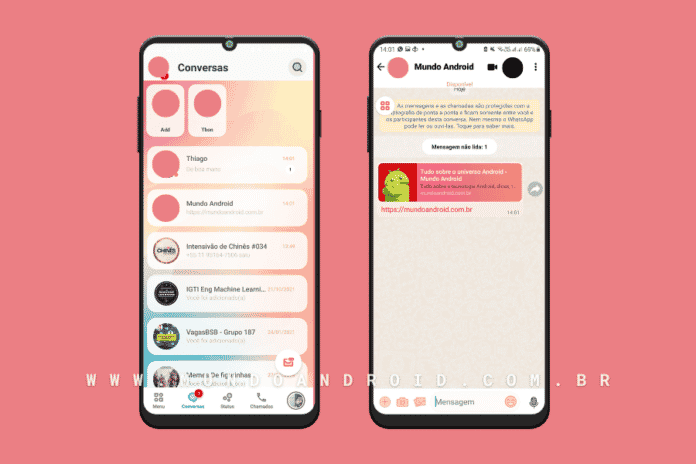 Glow Theme - Tema para Delta WhatsApp