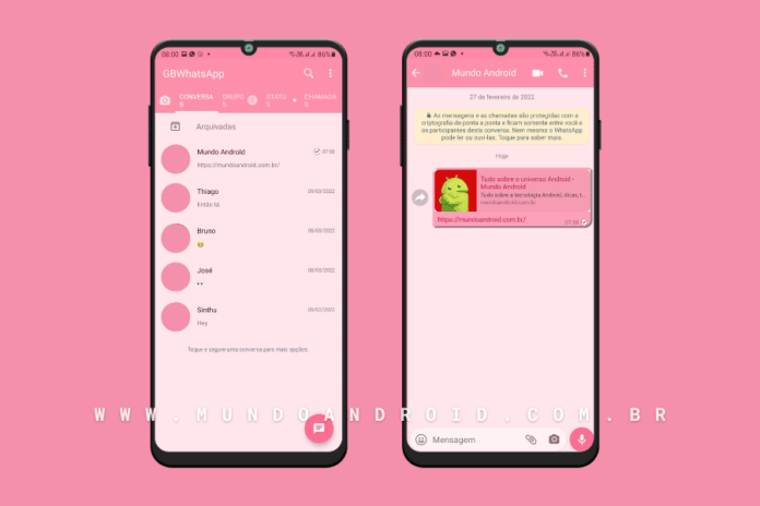 Pink Theme – Tema para Fouad, GB e Yo