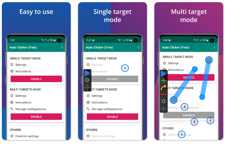 Autoclicker para celular Android 