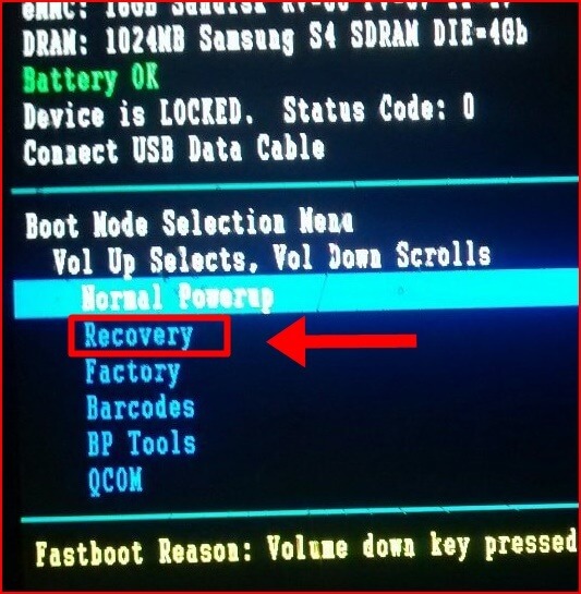Acessando recovery no modo Fastboot / Mundo Android