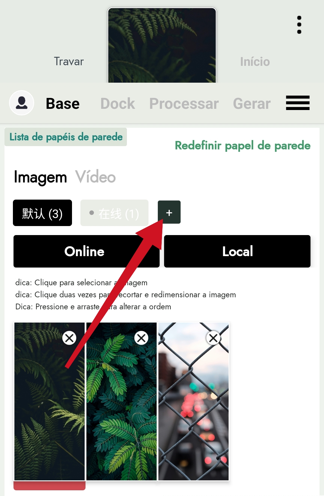 Adiconar imagens no DockWalls / Liquid Glass no Android / Mundo Android