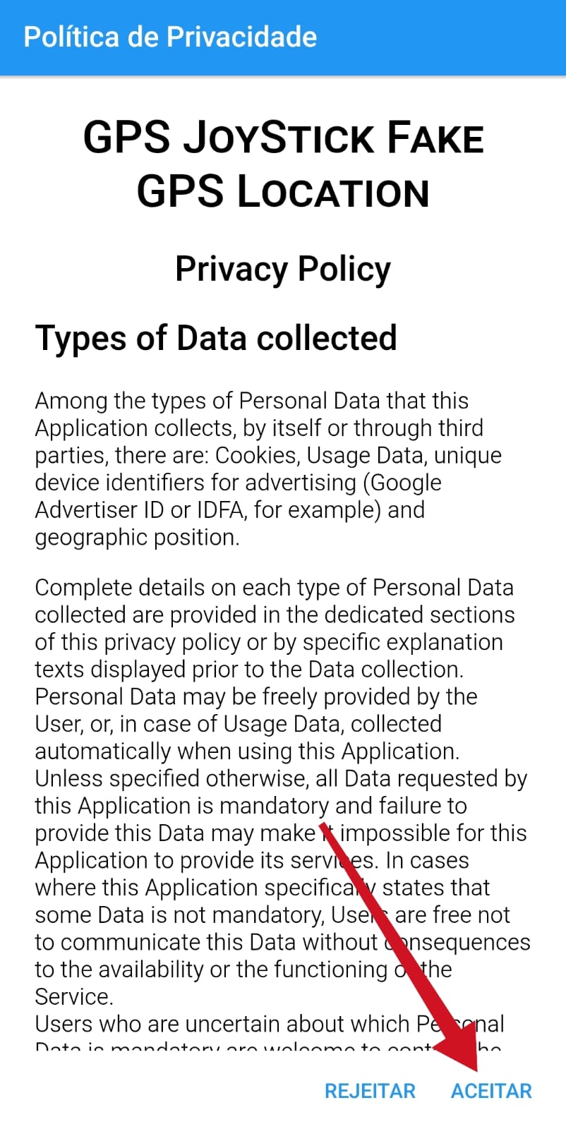 Política de Privacidade / Mundo Android / MUNDO ANDROID